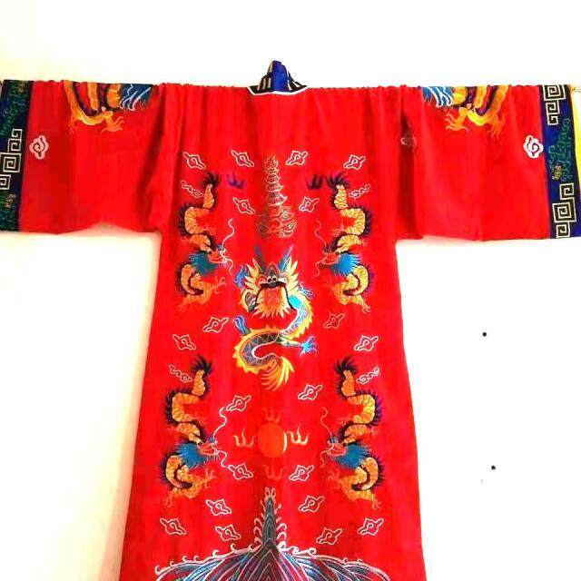 新款2022新款五龙衣道袍龙袍订制面料五龙法衣道士服装经衣僧服