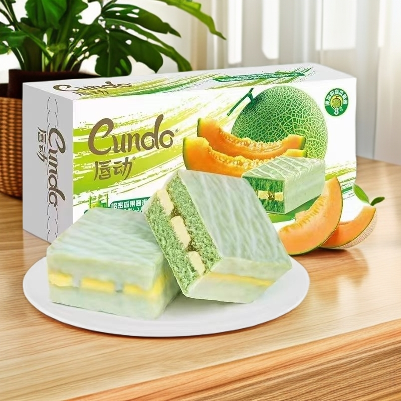 唇动蛋糕牛奶巧克力红丝绒樱花蜜桃葡萄味哈密瓜味休闲零食点心
