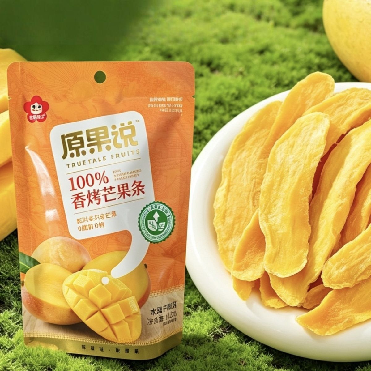 雪海梅乡48g原味芒果干不加糖天然芒果干孕妇儿童健康零食