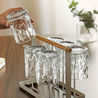 透明玻璃杯家用喝水杯客厅