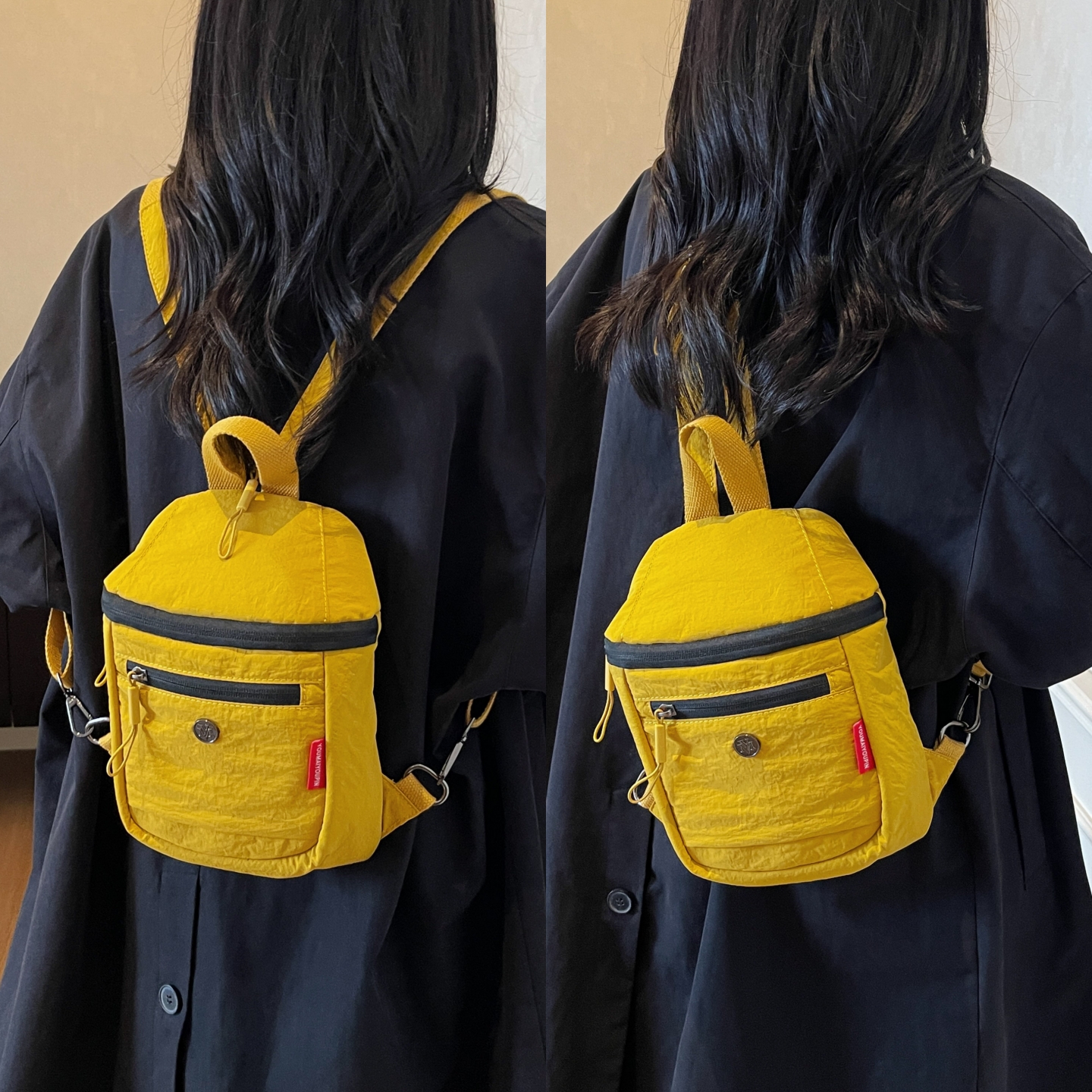 曼普森轻便户外多用胸包双肩背包