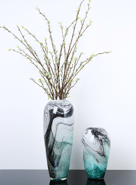 水培琉璃美式风样板房插花装饰品