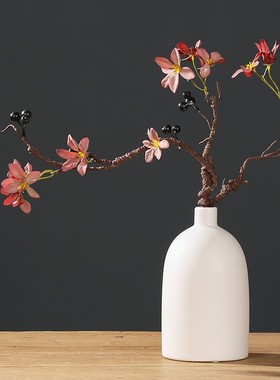 仿真藤条摆件中式假花