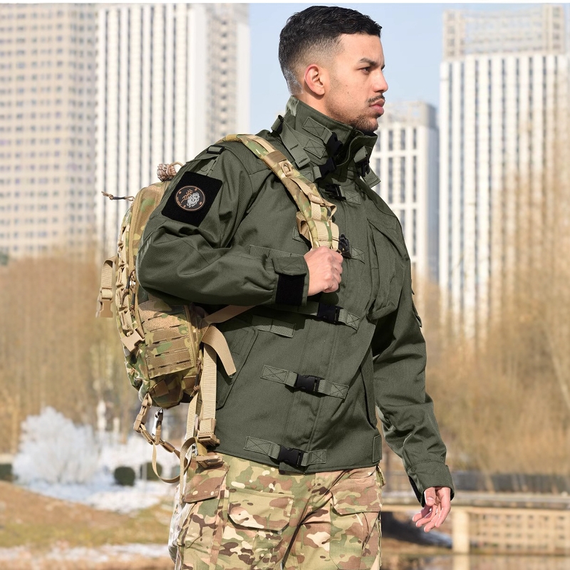 马克mark1代特工战术服夹克男防风防刮耐磨机车硬外套风衣