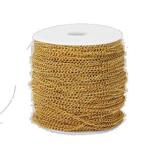 保色链条加密链蛇骨链流苏O字链延长项链手链材料diy首饰配件5米