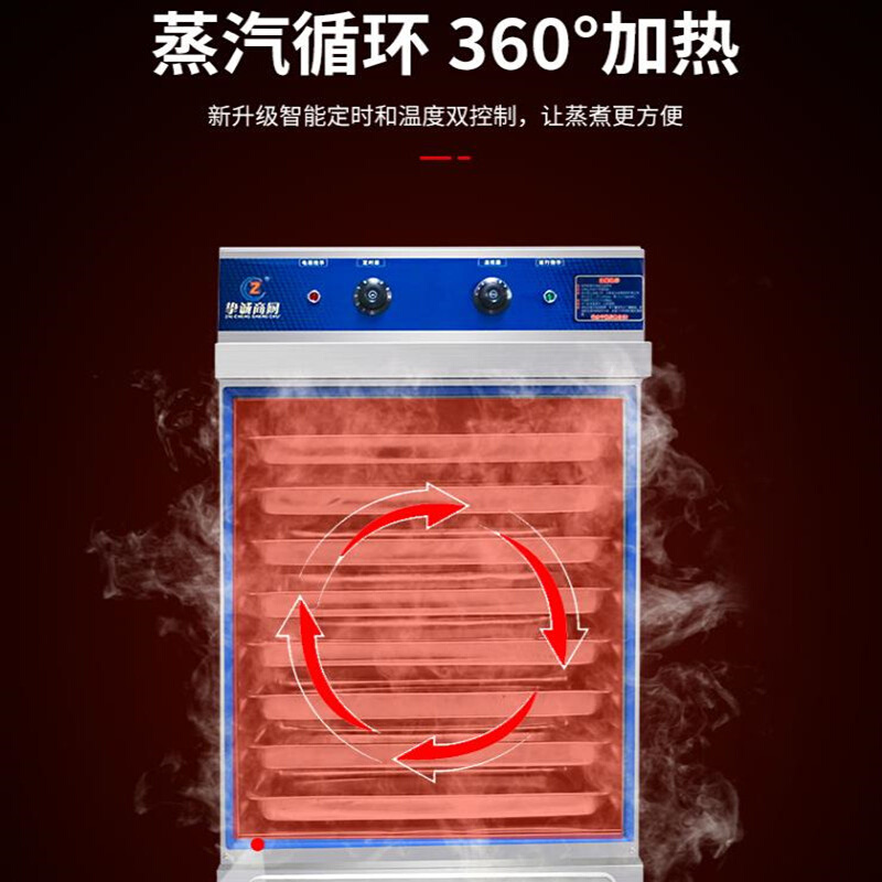蒸饭柜商用燃气蒸馒头菜食堂电蒸箱蒸包炉蒸饭机全自动米饭蒸饭车