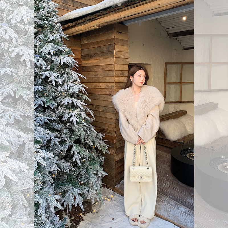 只有妮高腰加厚阔腿裤