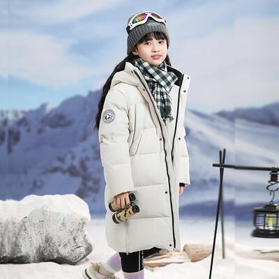 NEXT冬季新款儿童羽绒服女款男款东北极寒户外超厚三防面料鹅绒服