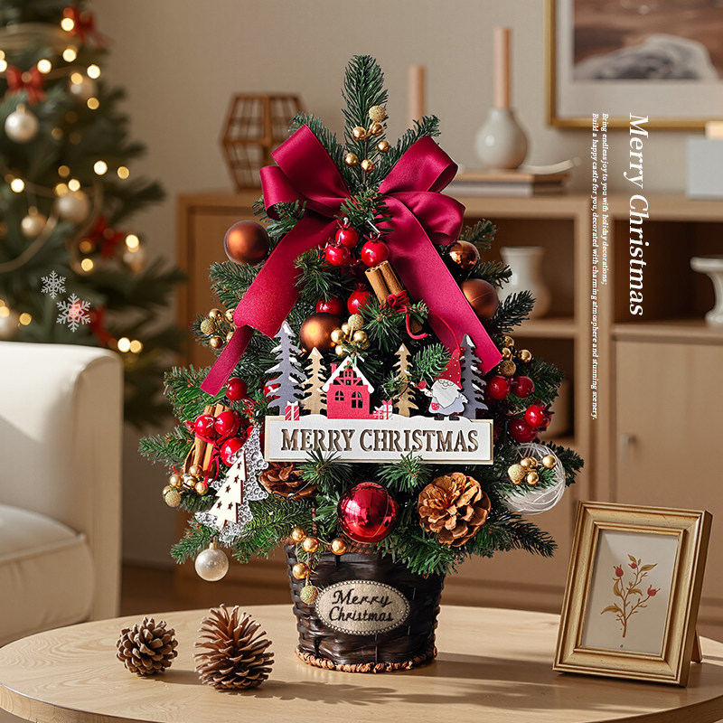 迷饰韩式新款桌面圣诞树装饰品