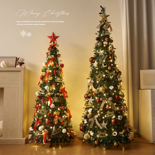 Mystery 2025, новая складная рождественская елка для дома, большие светящиеся напольные украшения своими руками, рождественские украшения