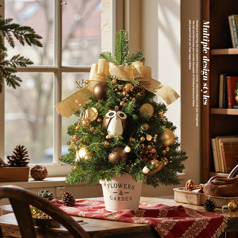 迷饰·豪华pe新款小型圣诞树装饰