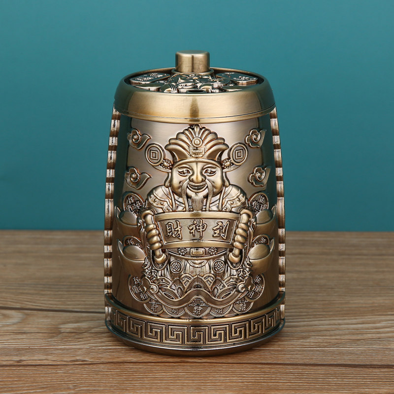 按压自动弹出牙签盒复古摆件