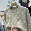 男士毛衣秋冬季加厚美式休闲线衣轻奢高端品牌针织衫痞帅上衣服装