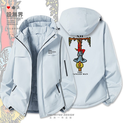 塔罗牌倒吊者TheHanged棉服外套