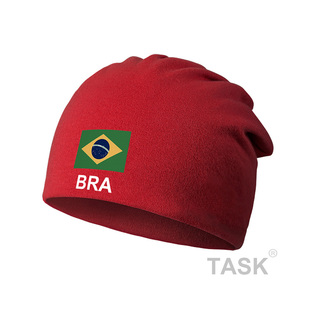 无界 堆堆帽子男女保暖围脖头巾秋设 巴西Brazil 骑行防风棉帽薄款