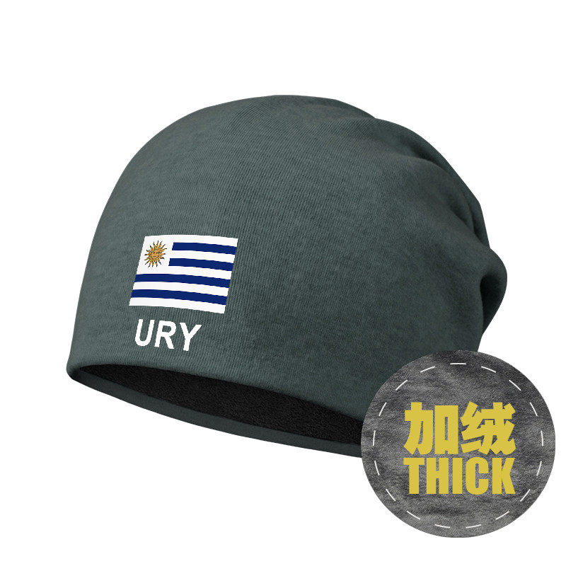 乌拉圭uruguay骑行防风睡帽加绒堆堆帽子男女保暖围脖头巾设 无界