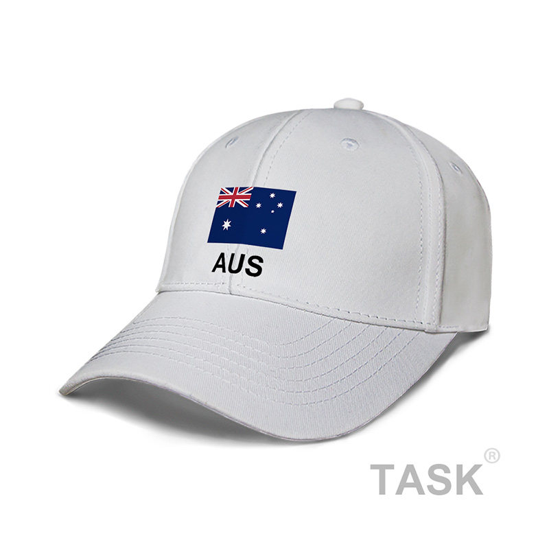 澳大利亚australia澳洲足球队徽棒球遮太阳鸭舌帽男女帽子设 无界
