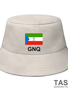 赤道几内亚Guinea Ecuatorial帽子渔夫帽男女防晒遮阳帽潮设 无界