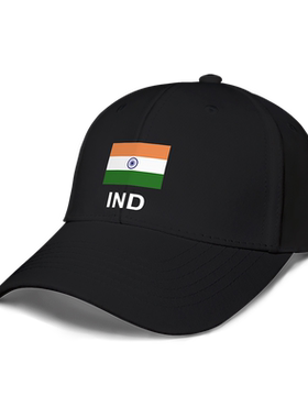 印度India足球国家队棒球太阳帽鸭舌帽帽子男女防晒钓鱼帽设 无界