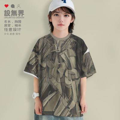 世界名画下楼梯的裸女记落肩T恤