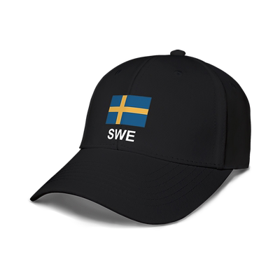 瑞典王国Sweden国家队徽太阳帽鸭舌帽棒球帽子男女休闲夏设 无界