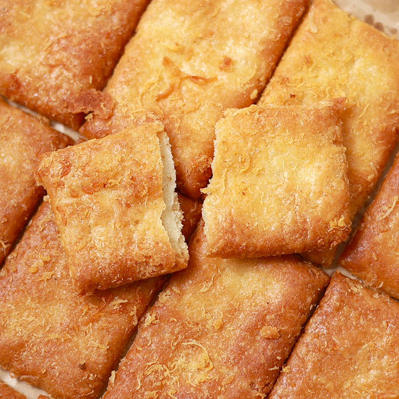 咸香脆！寻脆记海盐肉松脆饼干芝士咸味饼干网红办公室休闲零食