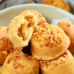 一口一个！寻脆记迷你黄油凤梨酥台湾风味手工糕点下午茶点心零食