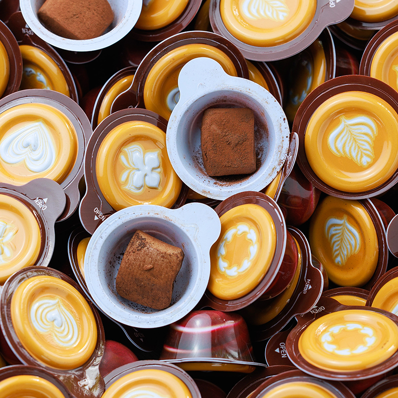 寻脆记3D咖啡糖可嚼黑咖啡味犯困提神咖啡奶糖软糖高颜值喜糖散装