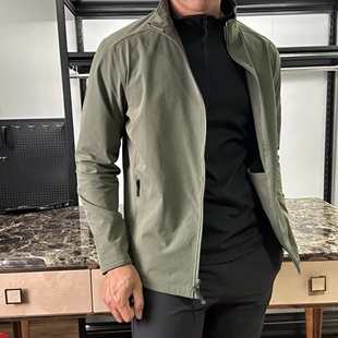 城市通勤轻量化软壳立领夹克男士户外弹力梭织速干休闲运动外套潮
