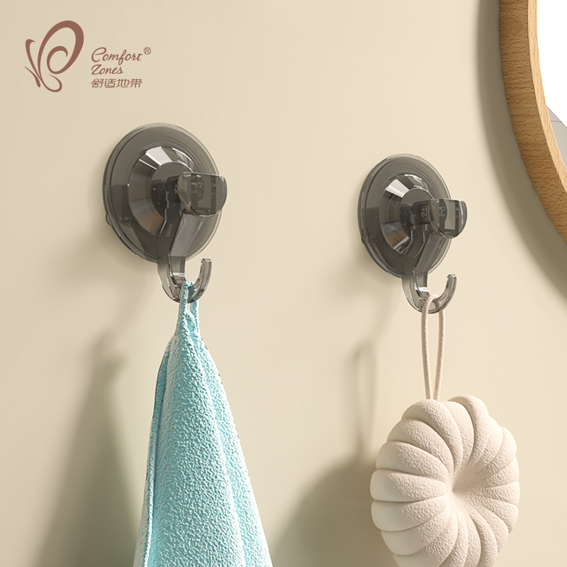 免打孔墙上挂衣钩大吸力真空吸盘