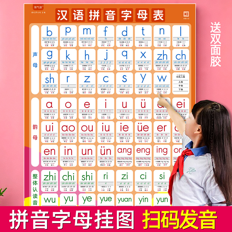 儿童早教学习挂图点读笔发音