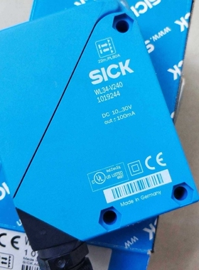 德国SICK全新原装光电开关WL34-V240传感器 1019244 现货