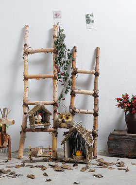 环创自然风幼儿园微景观木质摆件