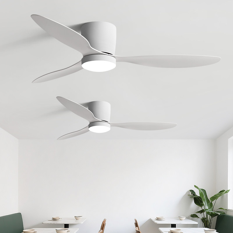 大风力吸顶风扇灯餐厅客厅家用简约吊扇灯静音办公室商用一体电扇