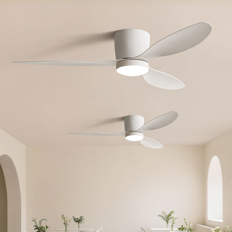 大风力吸顶风扇灯餐厅客厅家用简约吊扇灯静音办公室商用一体电扇