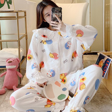 月子服孕妇睡衣春秋夹棉哺乳喂奶怀孕期冬纯棉保暖住出院家居服详情22