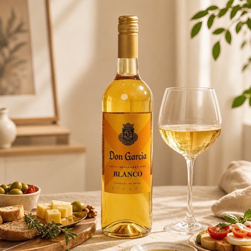 乌标红酒Wine Standard西班牙原瓶原装进口半甜型白葡萄酒礼盒装