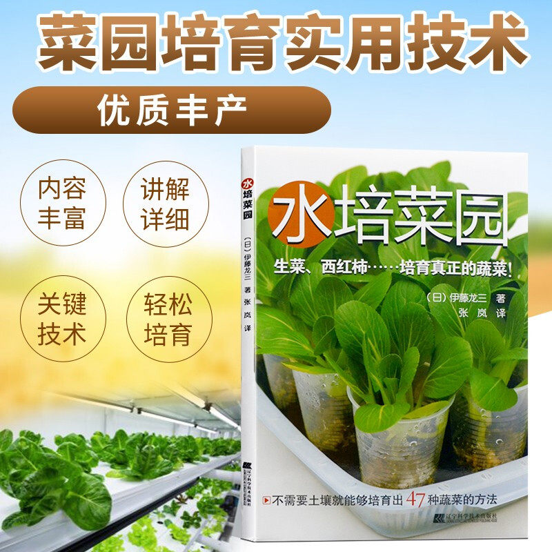 水培菜园家庭种植书水培菜园种植方 育苗基本方法水培菜园容器制作室内种植书水培菜园制作秘诀47种蔬菜水培方法水培用具水培蔬菜