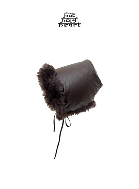 hot holy heart毛绒双面兜帽中性保暖防风两用