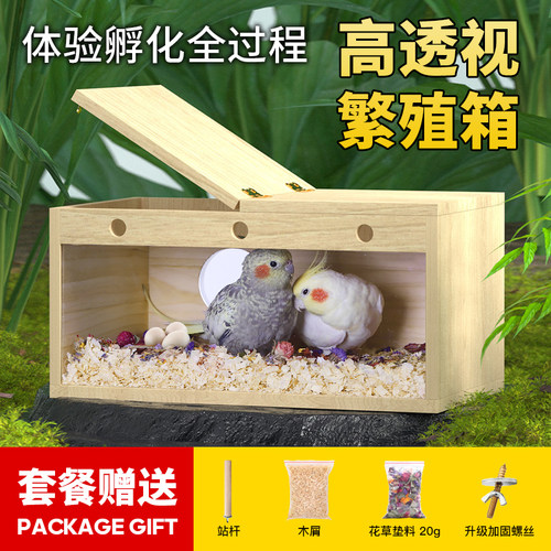 鹦鹉大空间繁殖箱鸟窝孵化不挤鸟