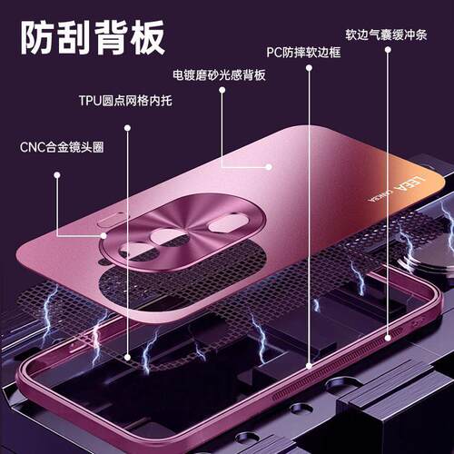新款手机壳适用opporeno11手机壳炫金微磨砂RENOpro11超薄新款防摔ins保护套保护套