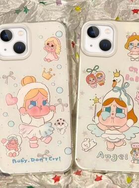 新款手机壳天鹅哭娃适用OPPOA72壳A93A3266A1proA3XA5PRO新款FindX8X7X6保护套