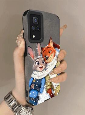 情侣朱迪尼克适用vivoS9手机壳V2072A套s9e软V2048A圣诞翻毛皮全