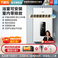 万家乐平衡式燃气热水器12升家用天然气8L液化气煤气室内浴室安装
