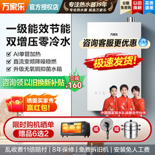 万家乐燃气热水器PL5水伺服一级能效零冷水16升家用电 天然气13升