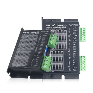 28v大电流M415B 新款 64细分三拓4i2步进电机驱动器DM430脉冲4.5