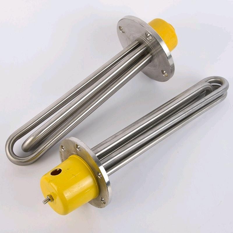 115mm法兰加热管380V导热油水箱22H0V锅炉加热棒工业大功率电热管