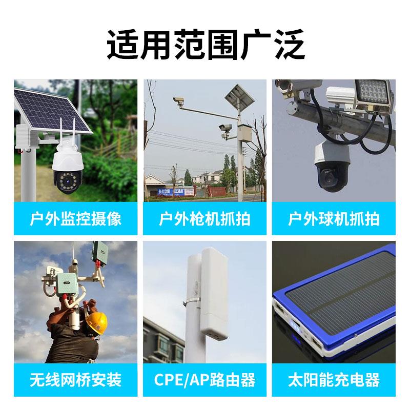 翔日全新单晶20W30W太阳能发电板光伏发电100W家用12V电瓶电池板