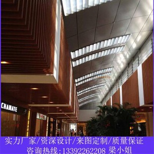 刻 雕白铝漆冲孔门色户外墙板商铺镂空I氟板单板头定碳幕造型