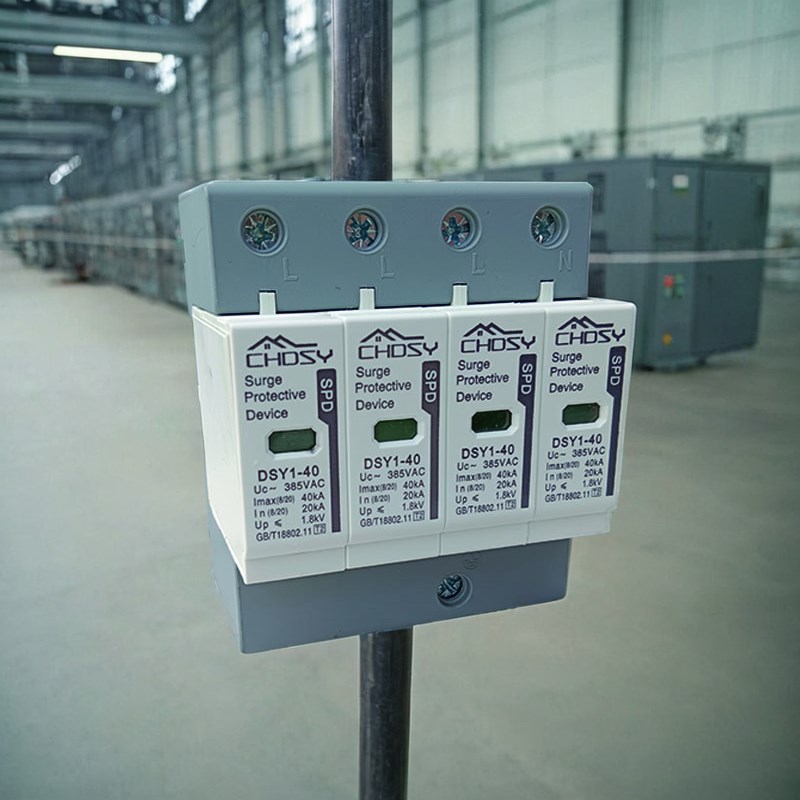 防雷浪涌保护器4P40KA20/40/60/80/H100KA2P3p光伏浪涌保护家用